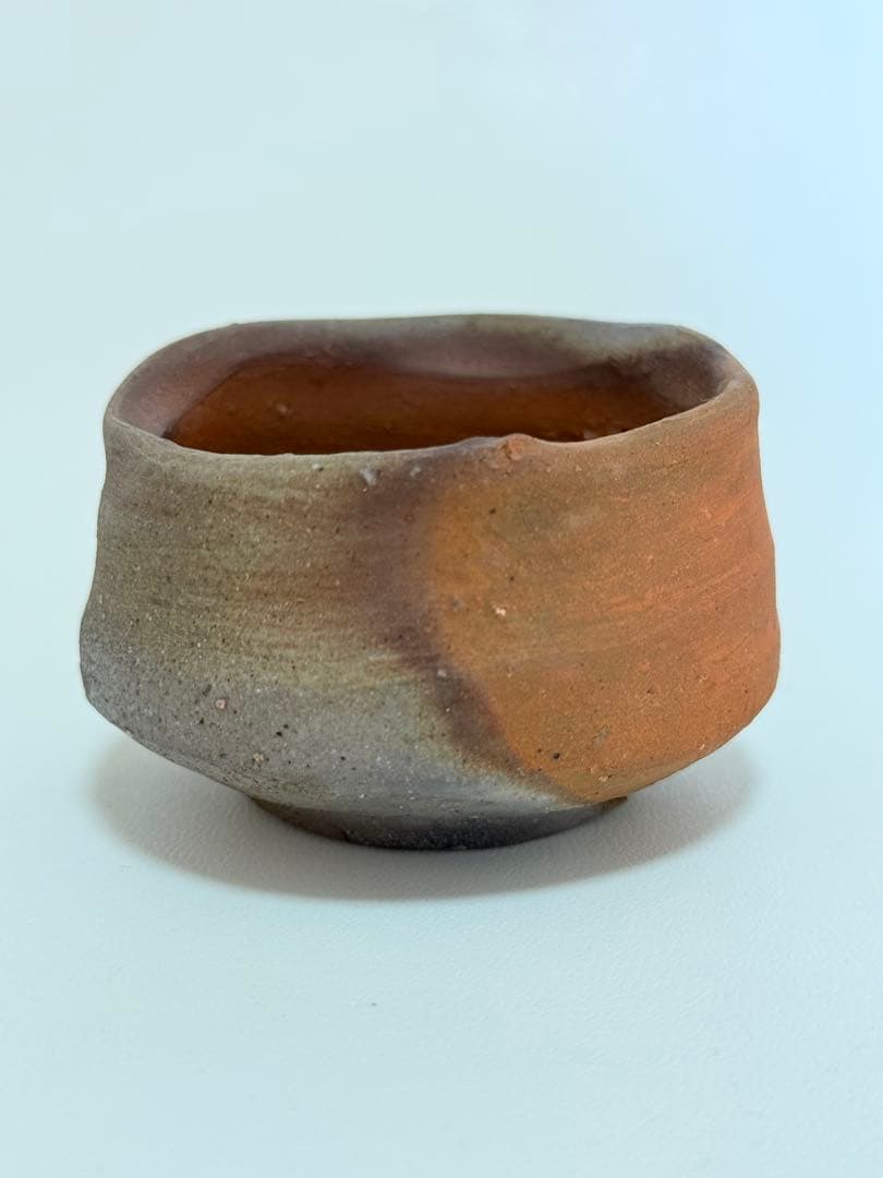 中村六郎 備前酒呑 共箱 共布 栞付き