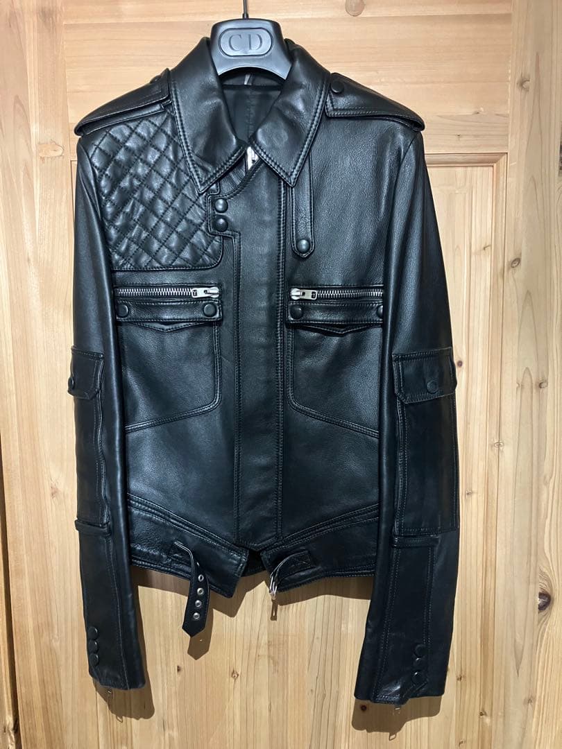 ディオールオム　名作バイカージャケット　エディスリマン　Dior homme