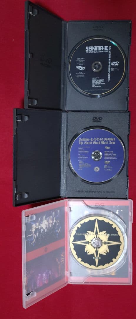 聖飢魔II　活動絵巻経典(DVD)9点まとめ売り