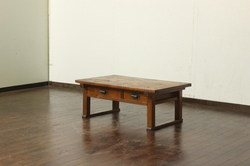 古い使い込まれた風合いが良い文机！古家具/古道具/テレビ台/帳場机/ローボード