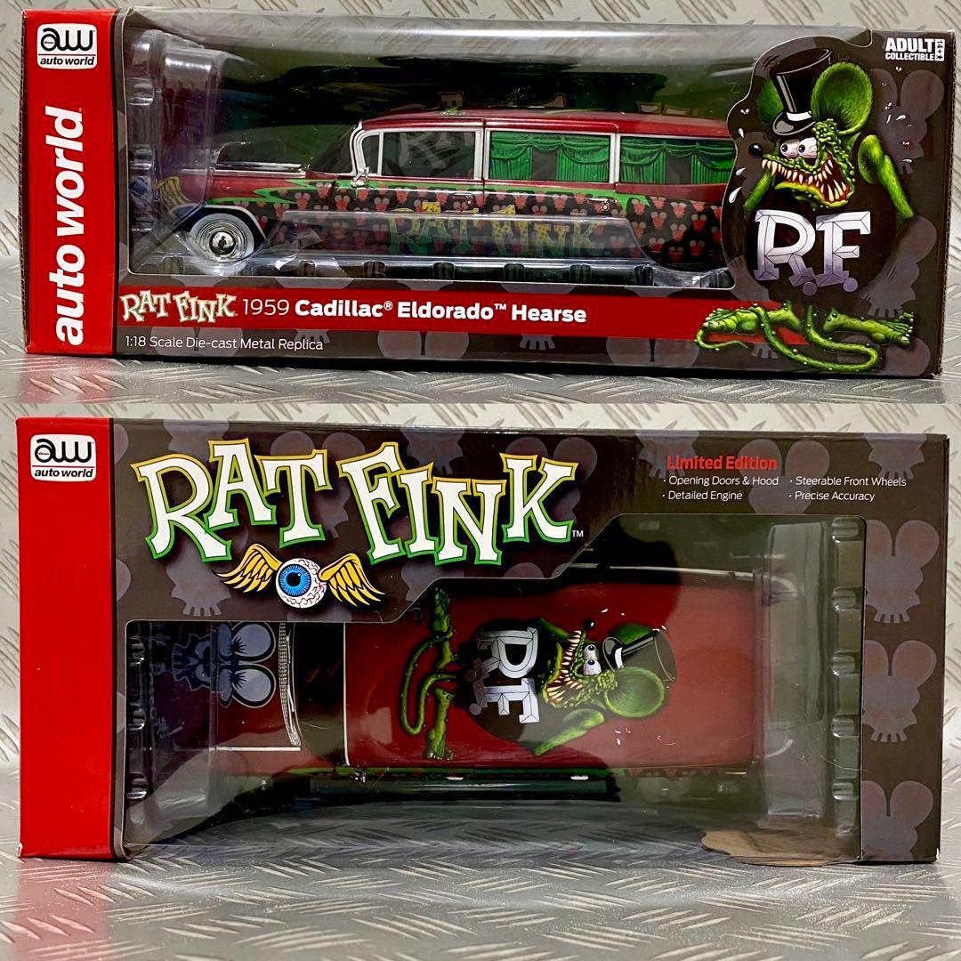 【限定】RATFINK キャデラック ミニカー ラットフィンク アメトイ