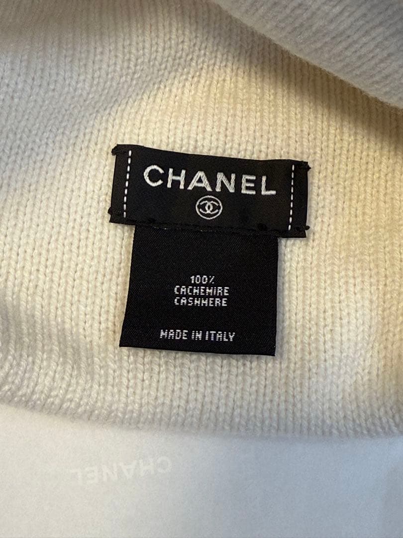 CHANEL ニット帽　ビーニー　ハート
