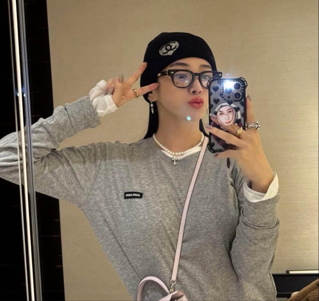 CHANEL ニット帽　ビーニー　ハート