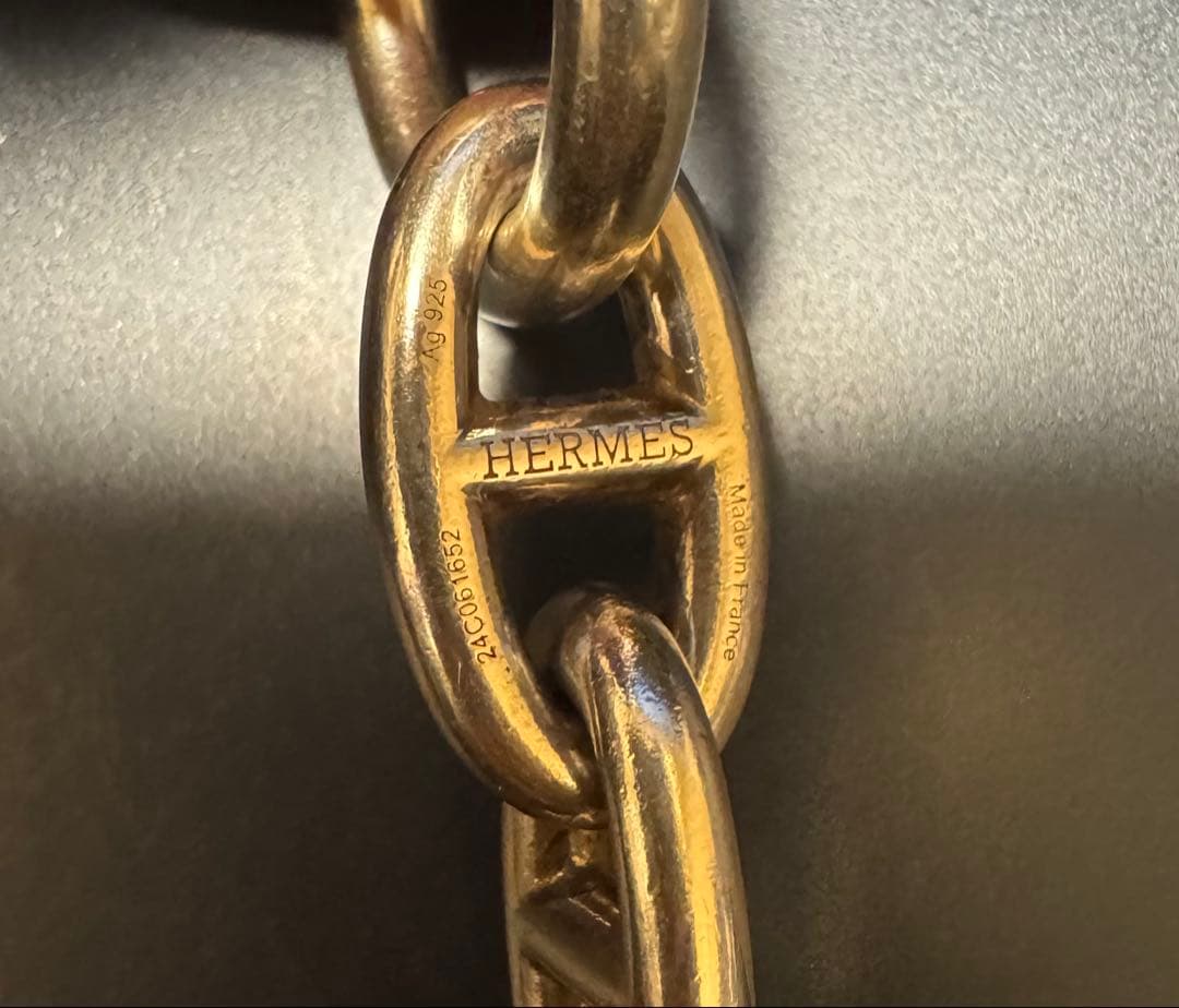 HERMES シェーヌダンクル　GM 13コマ　Hermes 羽田空港店で購入