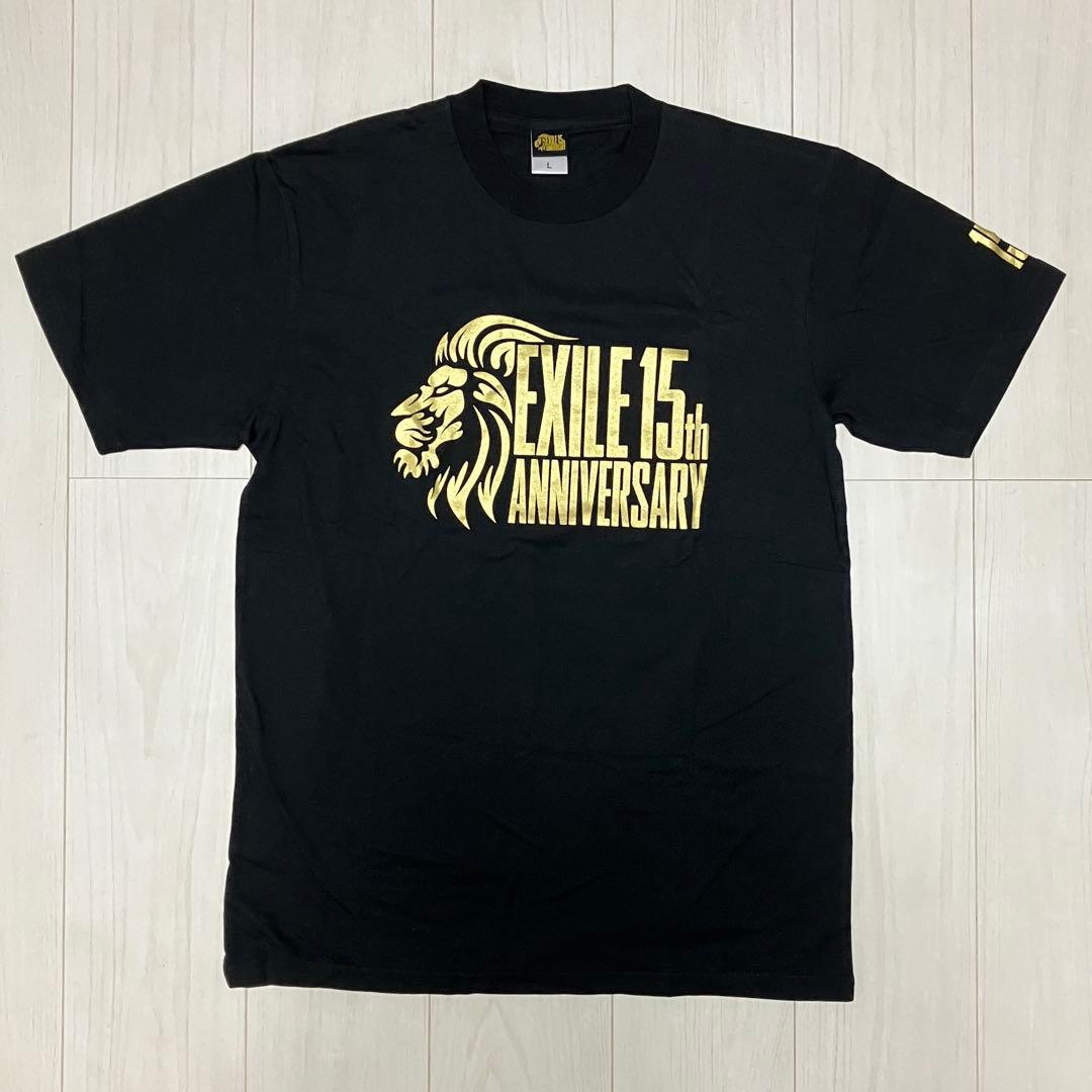 【新品】 非売品 サイン入り EXILE 15周年 Tシャツ レア 黒 半袖