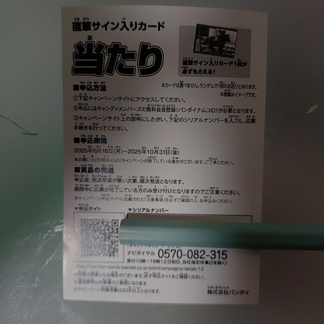 や*！様 サラブレッドホースコレクション2 クロノジェネシス　北村友一騎手直筆サ