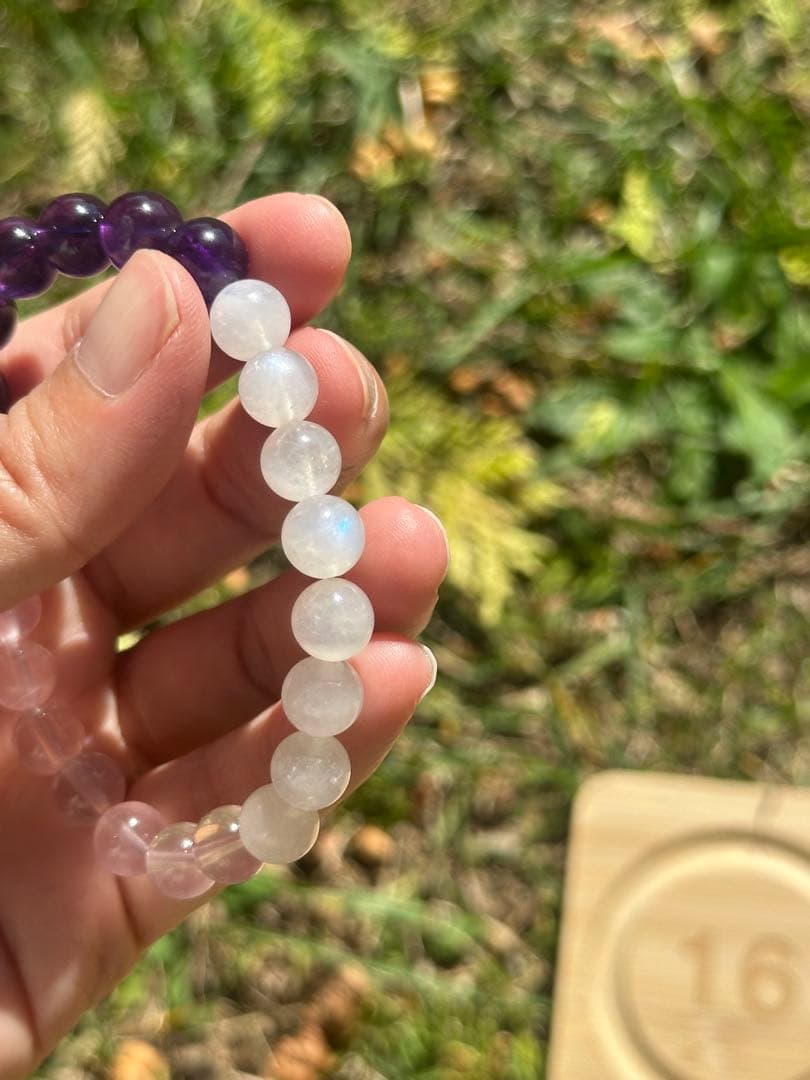 ユニドロブレスレット　パープル系