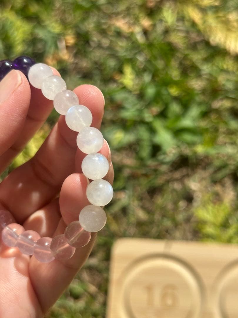 ユニドロブレスレット　パープル系