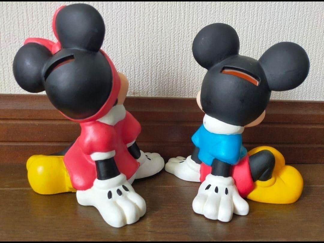 希少！ 「ミッキーマウス」 「ミニーマウス」 フィギュア/貯金箱