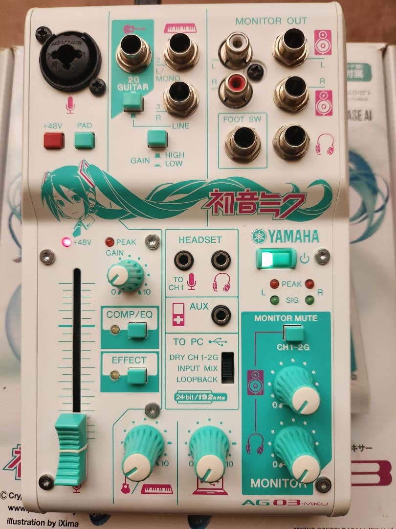 YAMAHA AG03-MIKU オーディオインターフェイス