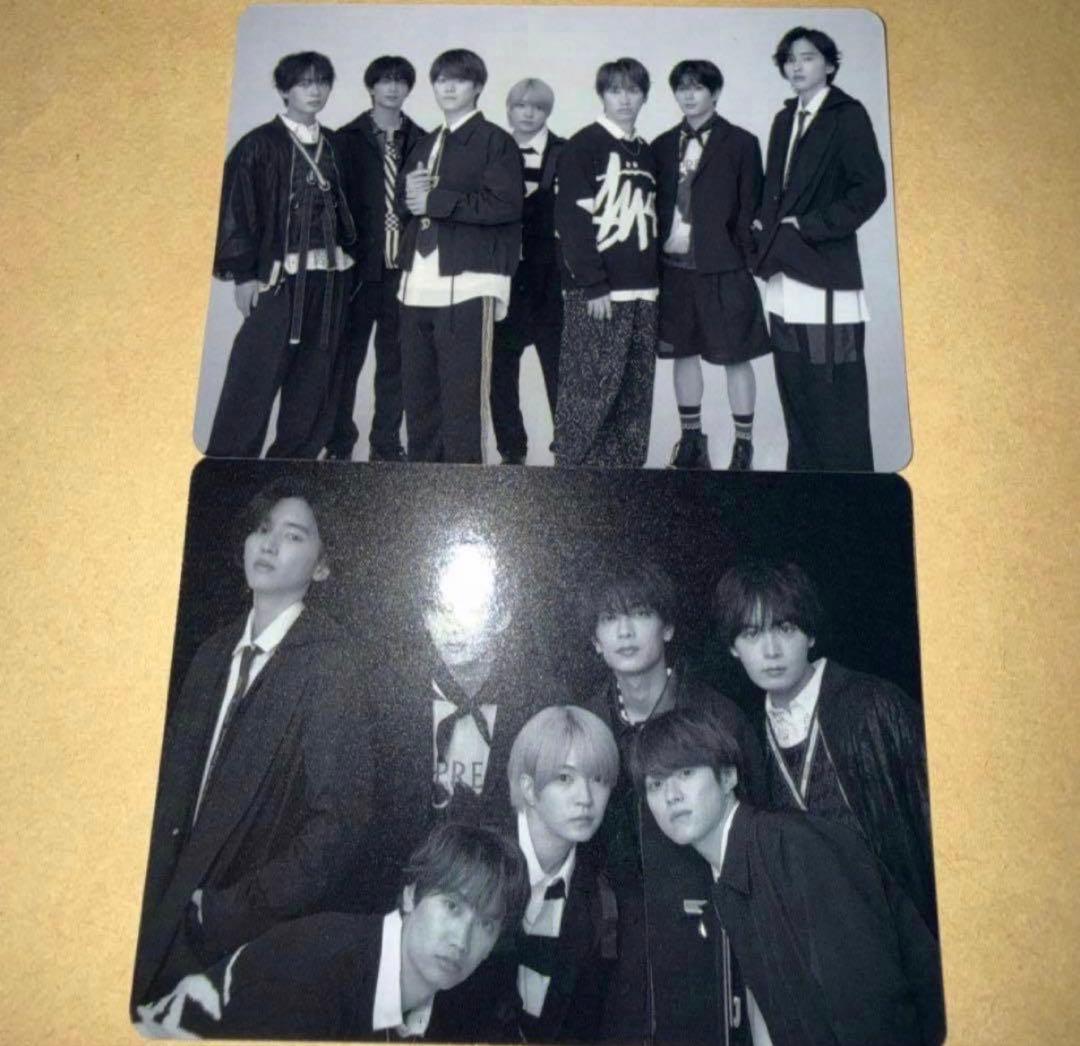 なにわ男子 アシンメトリー blacknightmare トレカ 集合 2種 ②