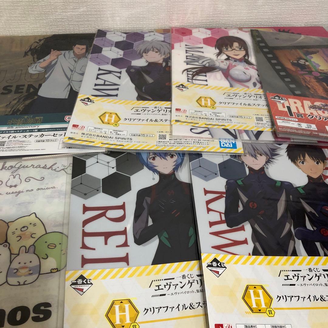 クリアファイル　大量　まとめ売り　アニメ　キャラクター