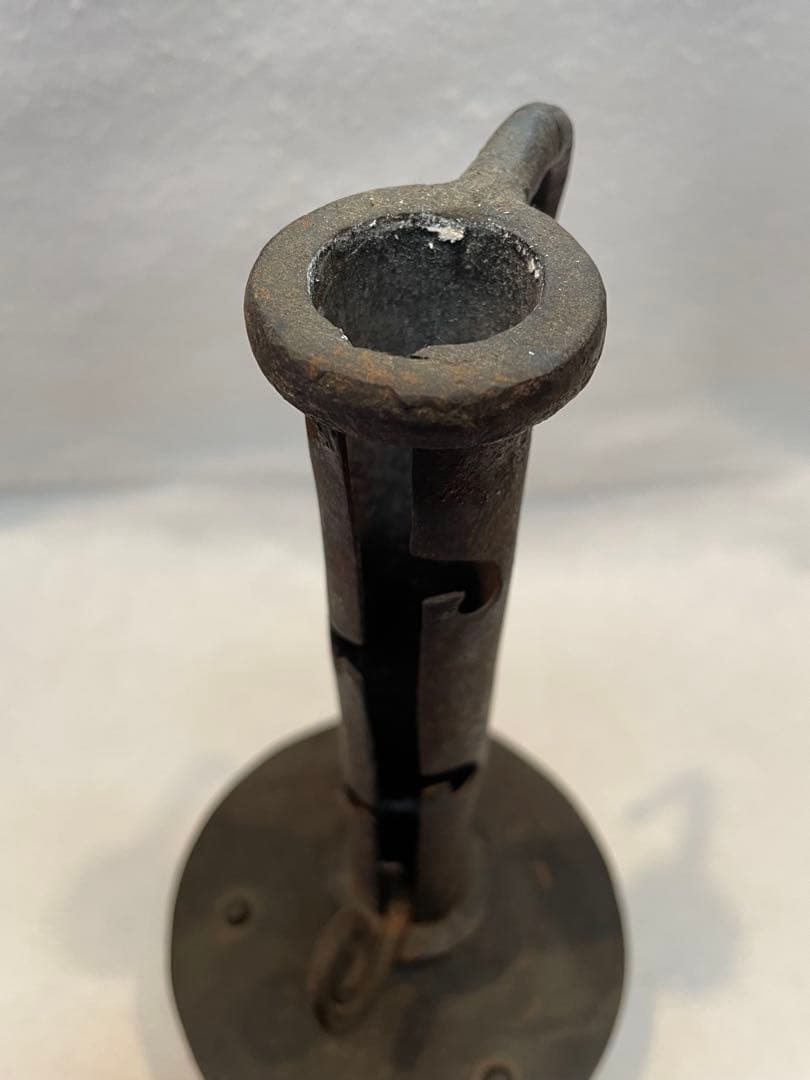 自在燭台（五段調節可能）和蝋燭　燭台