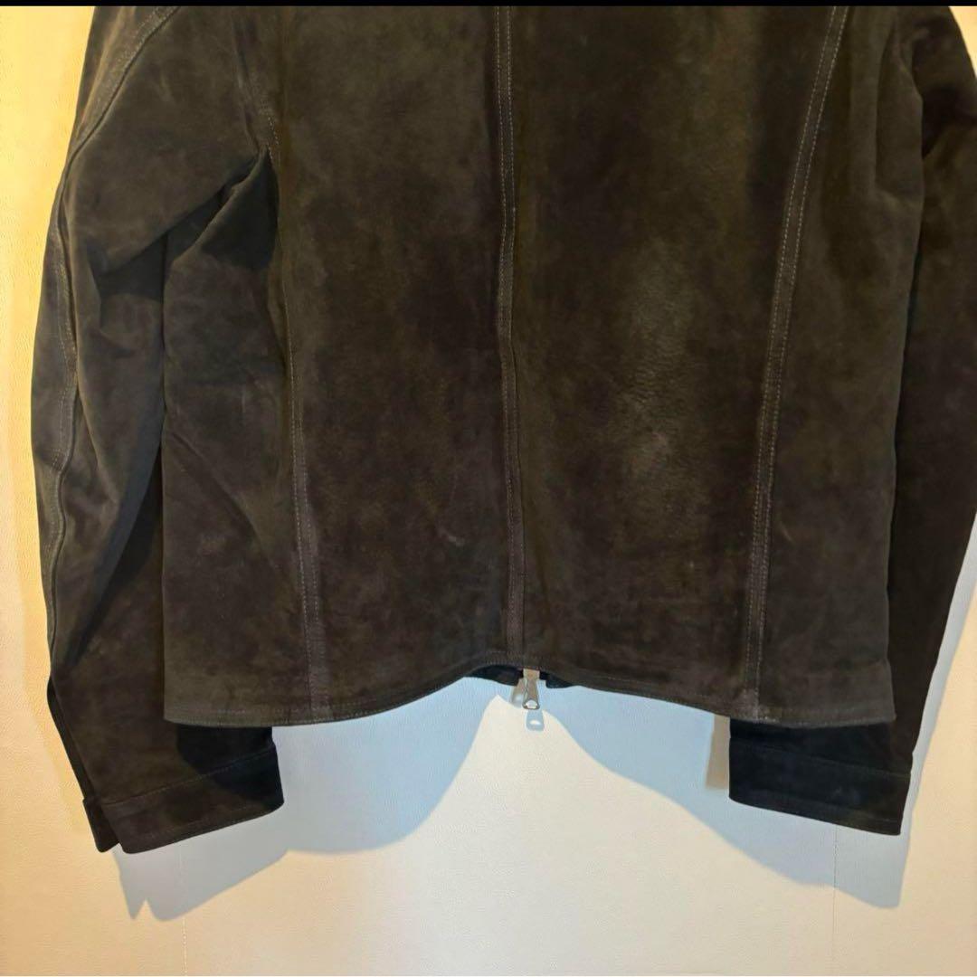 EMMETI シングルライダース JURIスウェード ブラック 48別注 未使用