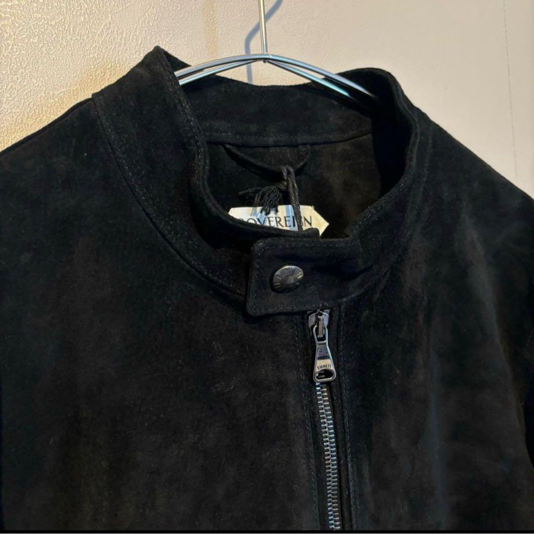 EMMETI シングルライダース JURIスウェード ブラック 48別注 未使用