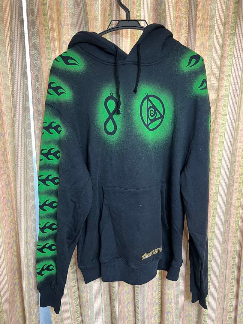 Stüssy x Dries Van Noten エアブラシフーデッドパーカー