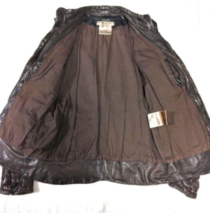美品 キャサリン ハムネット ロンドン レザー 羊革 ジャケット ライダース 茶