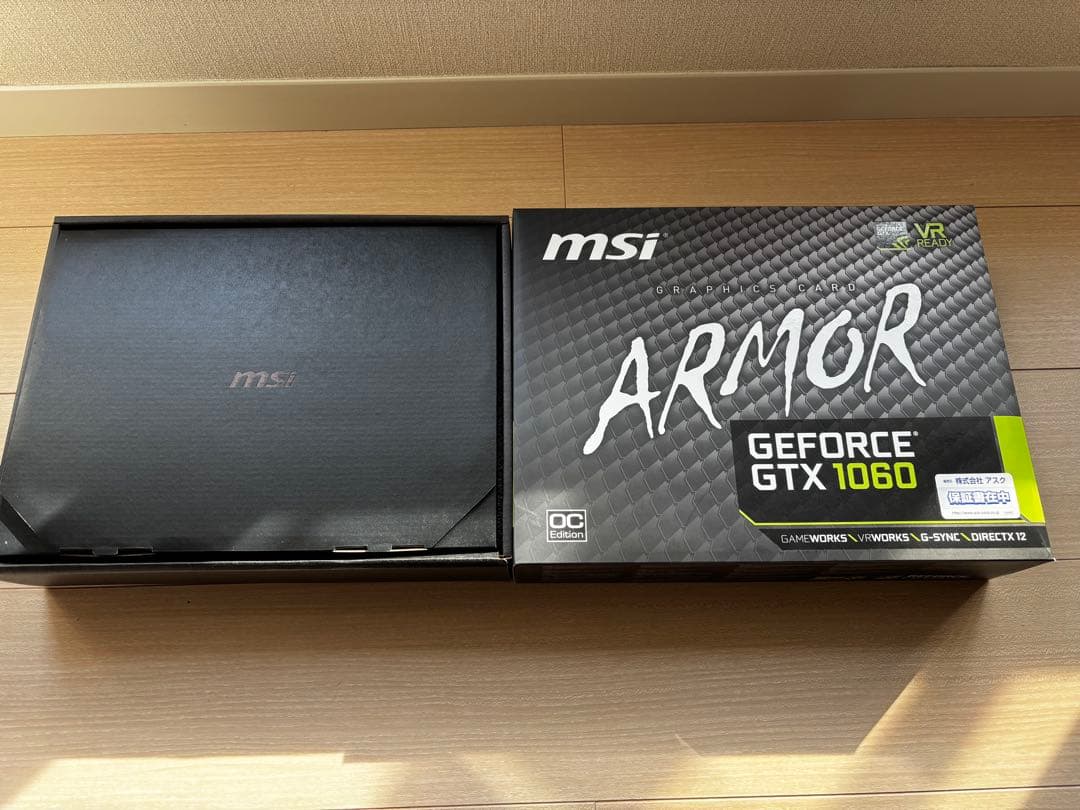 グラフィックボード・グラボ・ビデオカード MSI GeForce GTX 1060 ARMOR 6GB OC