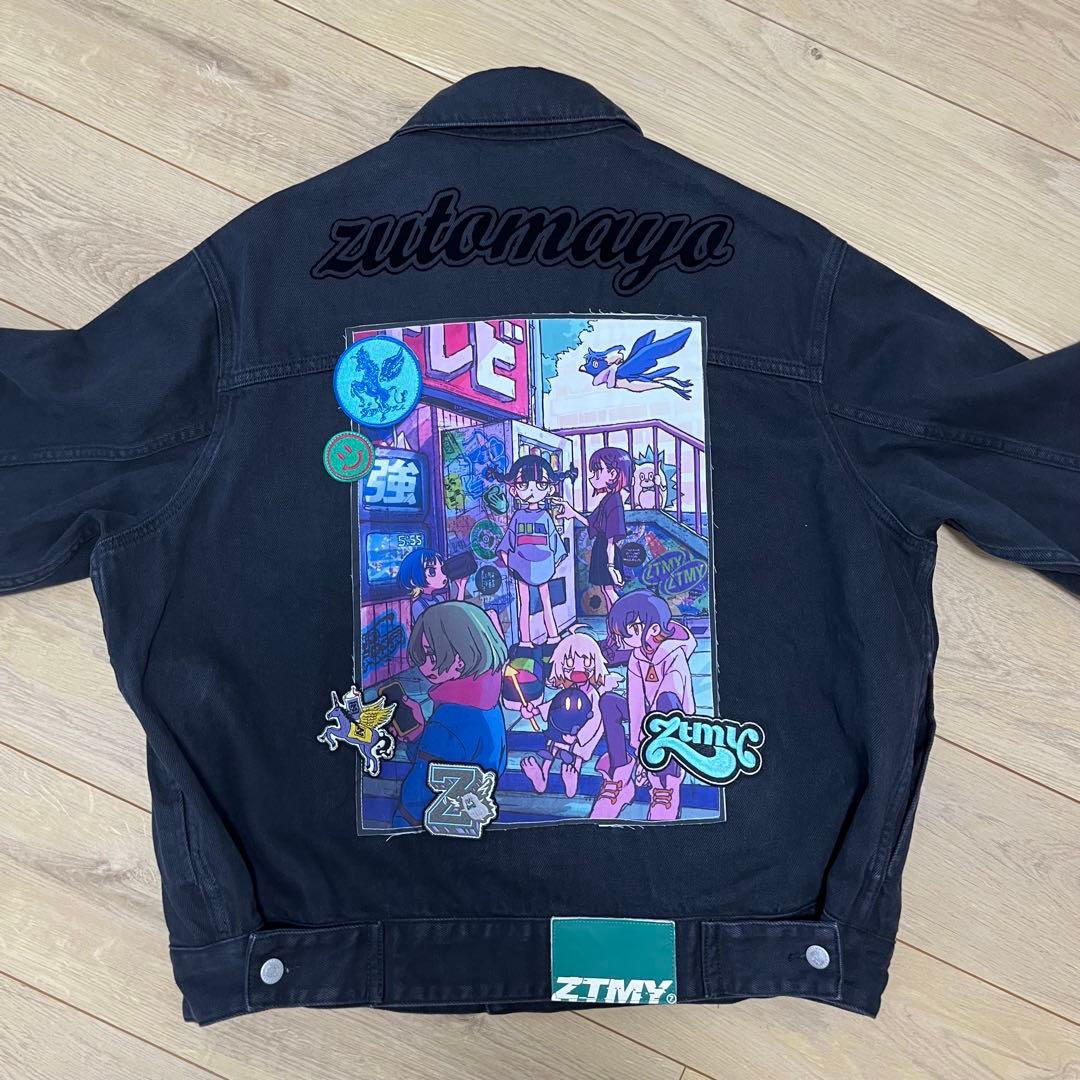 ずっと真夜中でいいのに　ずとまよ　愛ペガ　オーバーサイズデニムジャケット　M