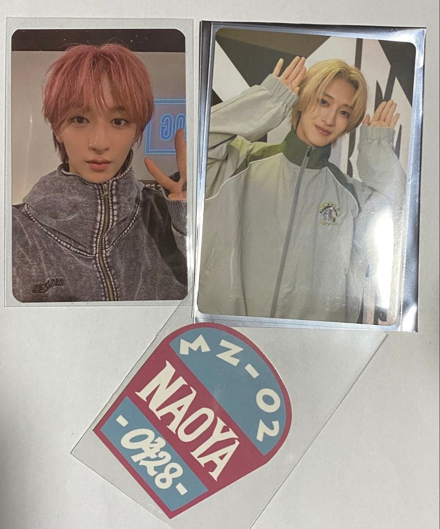 MAZZEL NAOYA ナオヤ セルカ フォトカード ステッカーセット
