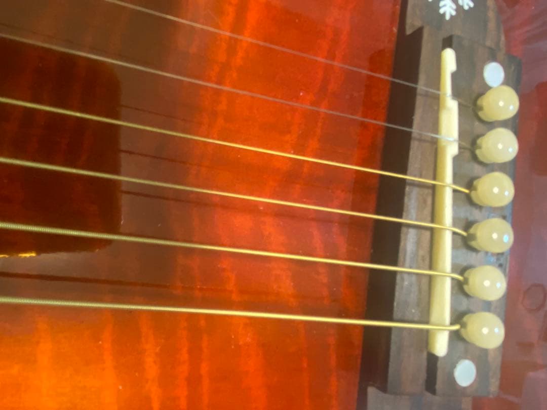 アコースティックギター オベーションタイプ　ラウンドバック　エレアコ　すぐ弾ける