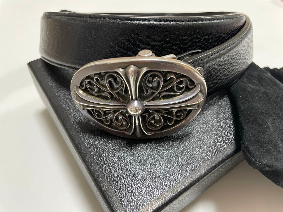 クロムハーツ クラシックオーバルクロスバックル＋ベルトストラップ34 ベルト