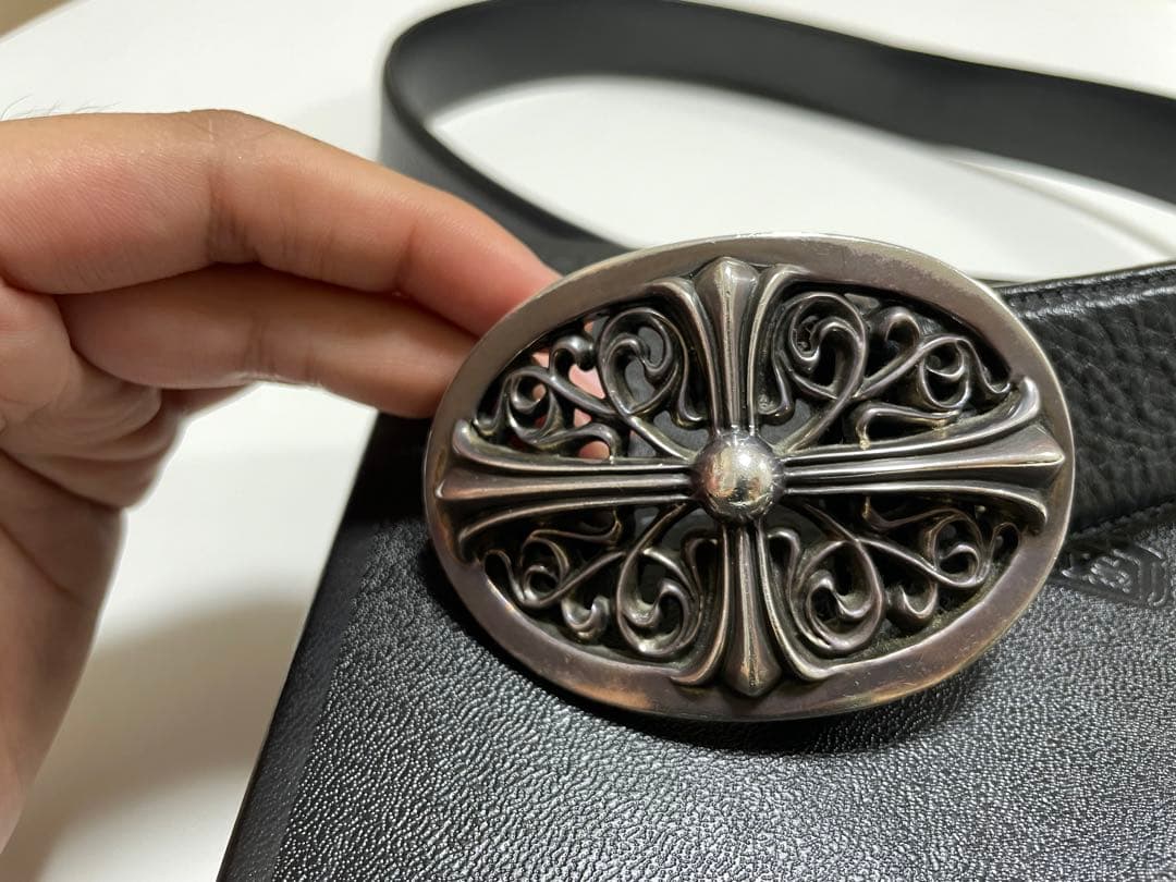 クロムハーツ クラシックオーバルクロスバックル＋ベルトストラップ34 ベルト