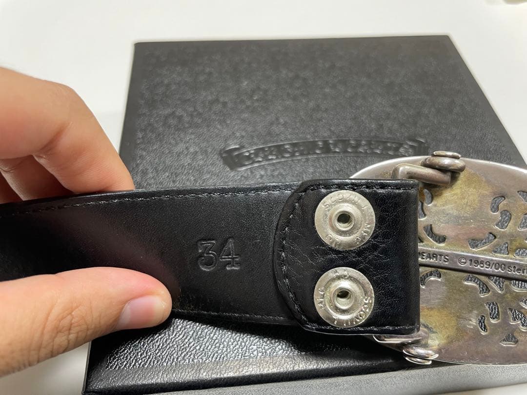 クロムハーツ クラシックオーバルクロスバックル＋ベルトストラップ34 ベルト