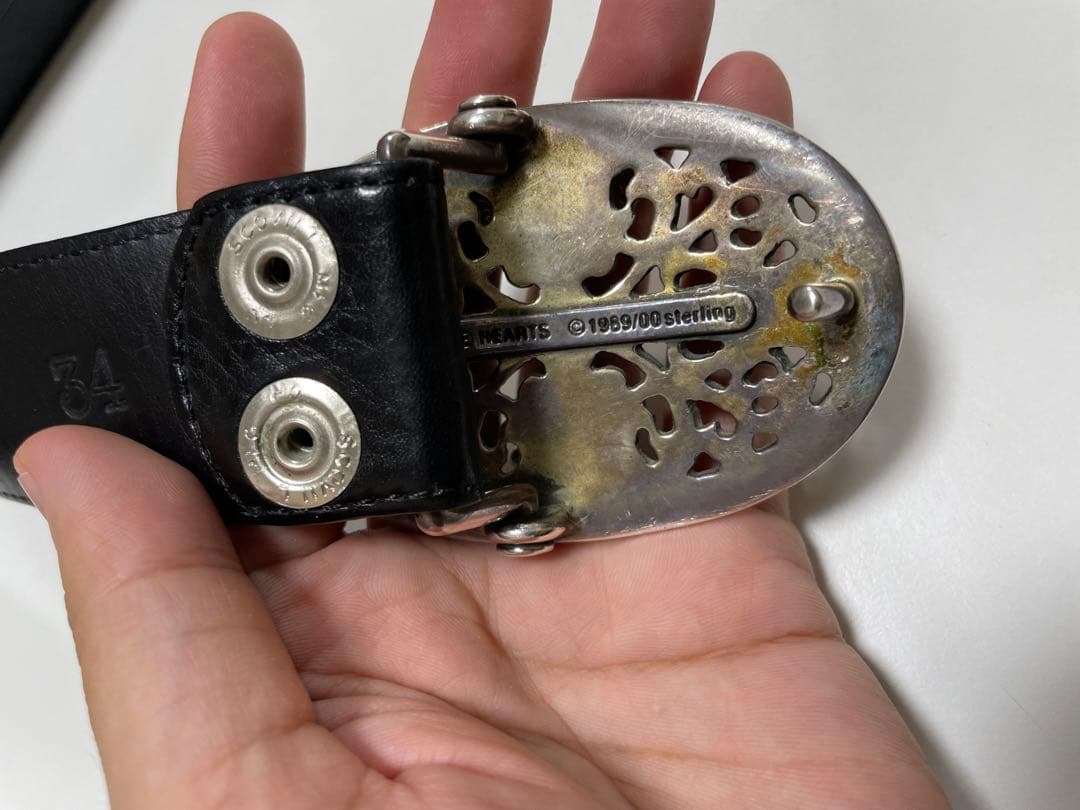 クロムハーツ クラシックオーバルクロスバックル＋ベルトストラップ34 ベルト