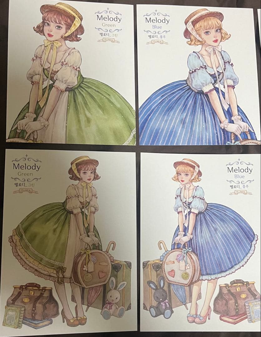 737.海外ステッカー HWARA Melody 8枚セット おすそ分け