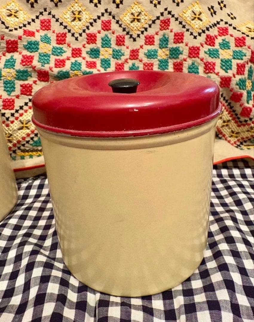 ◆希少人気◆コレクターズ⭐︎イギリスアンティークgarrison社キャニスター２個