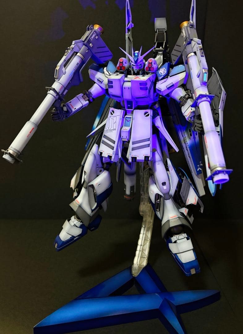 MG HI-νガンダム　ver.ka HWS装備　全塗装完成品