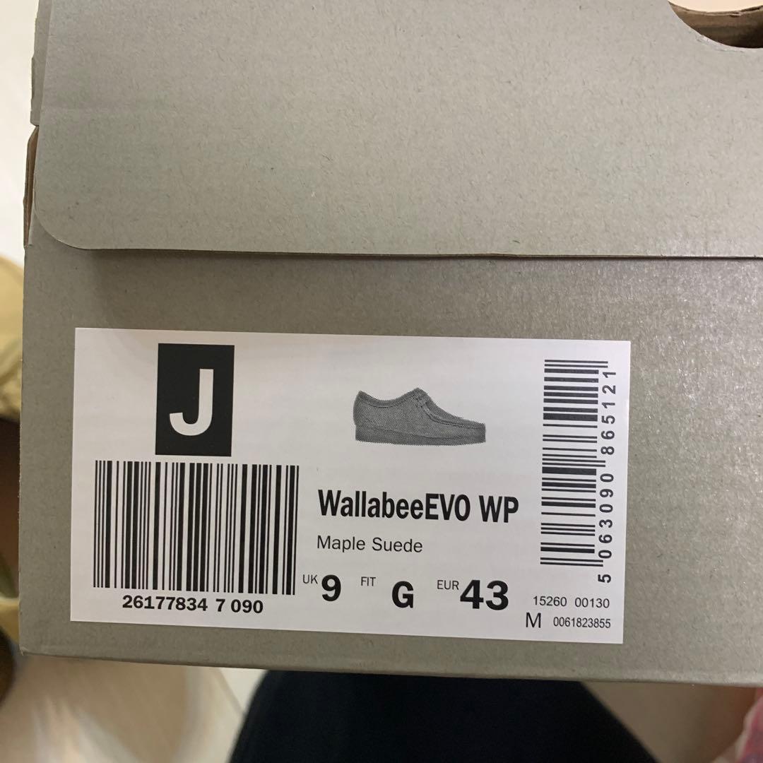 ワ*ー様 Clarks Wallabee EVO WP 防水 UK9 ワラビー