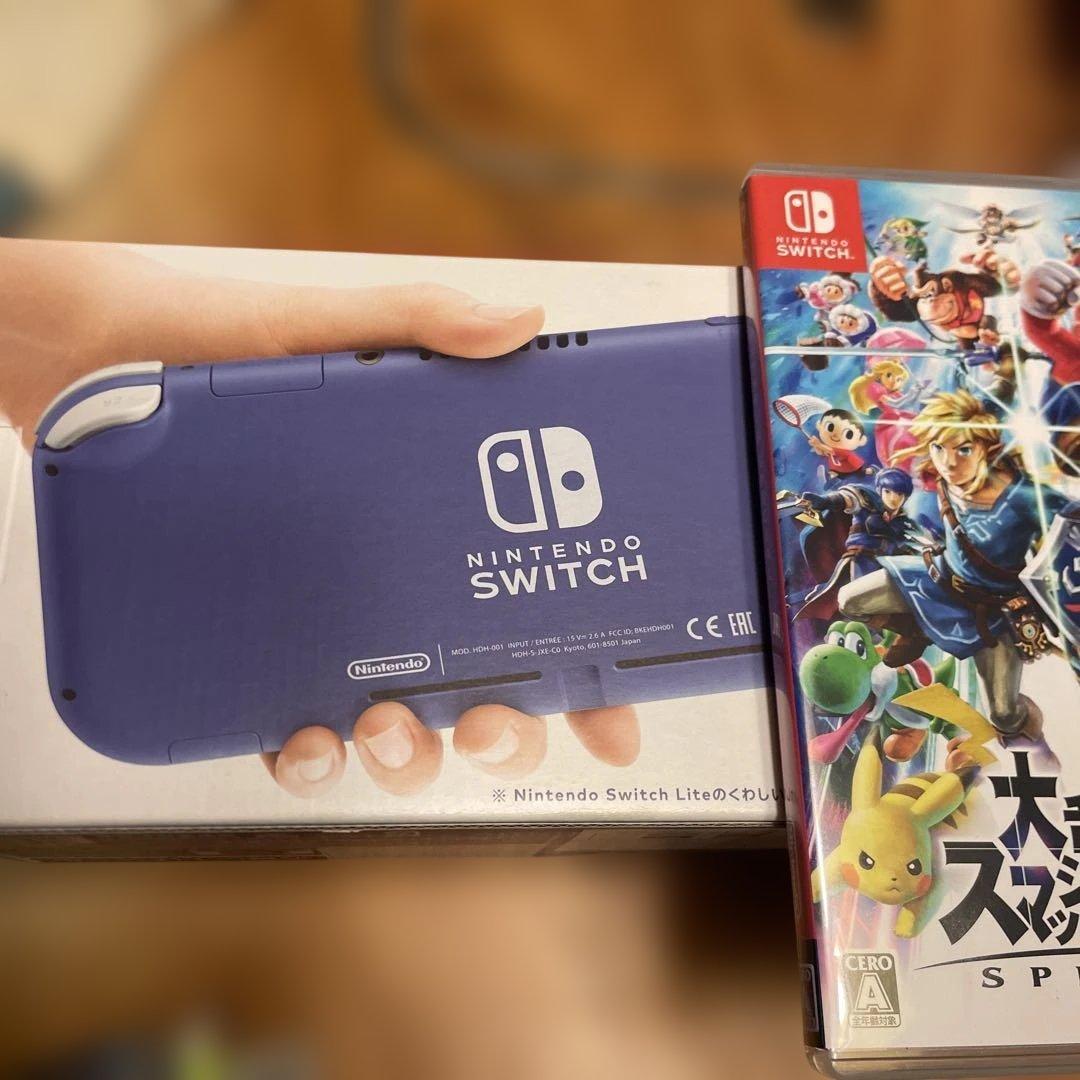Nintendo SwitchLite パープル + 大乱闘スマッシュブラザーズ