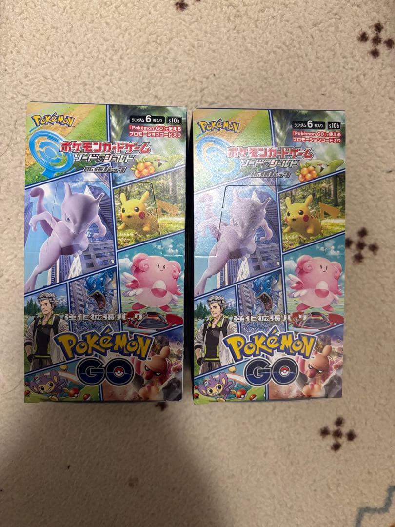 ポケモンカードゲーム　ポケモンGO BOX　シュリンク無し