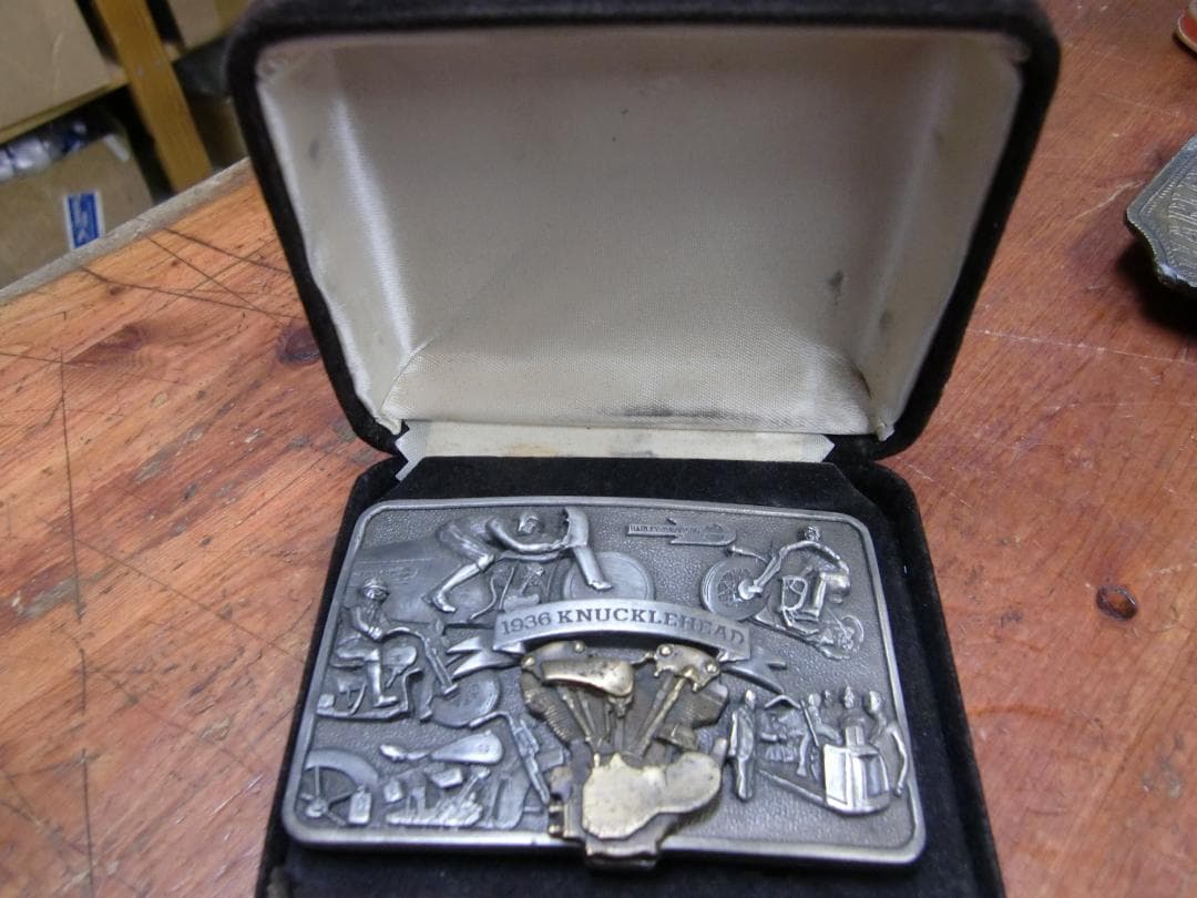 1983 ハーレーダビッドソン.バックル.1936ナックルヘット（当時物