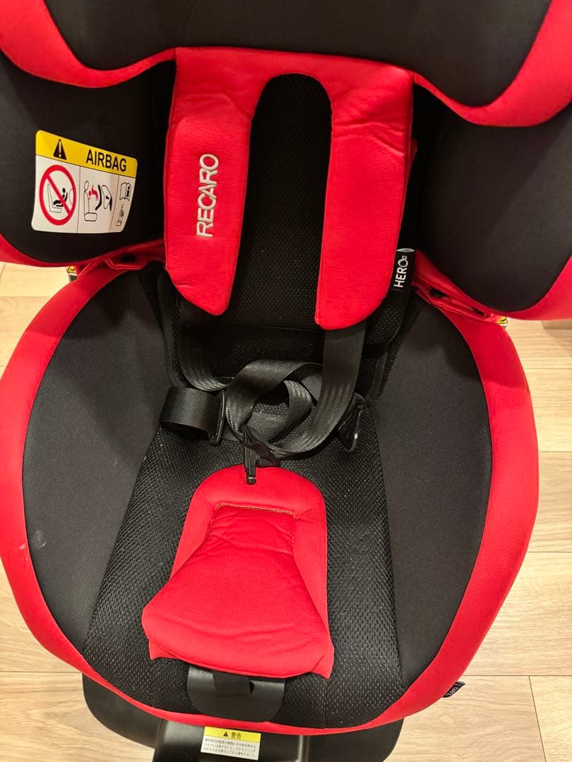 RECARO レカロ チャイルドシート ゼロワン ZERO1 赤黒