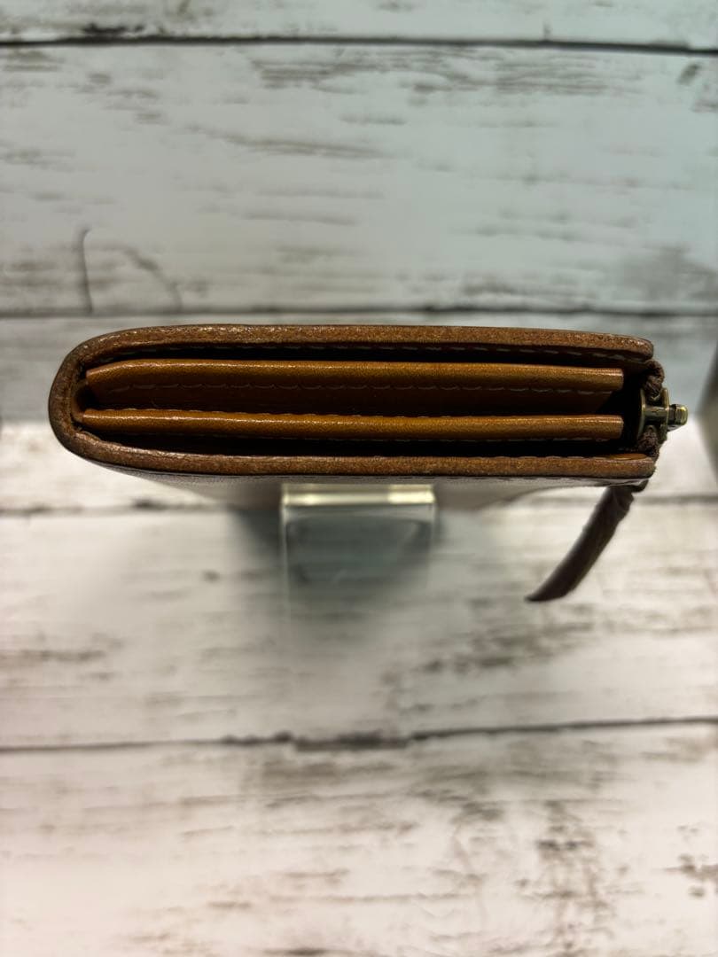 RUBATO ブラウンレザー長財布