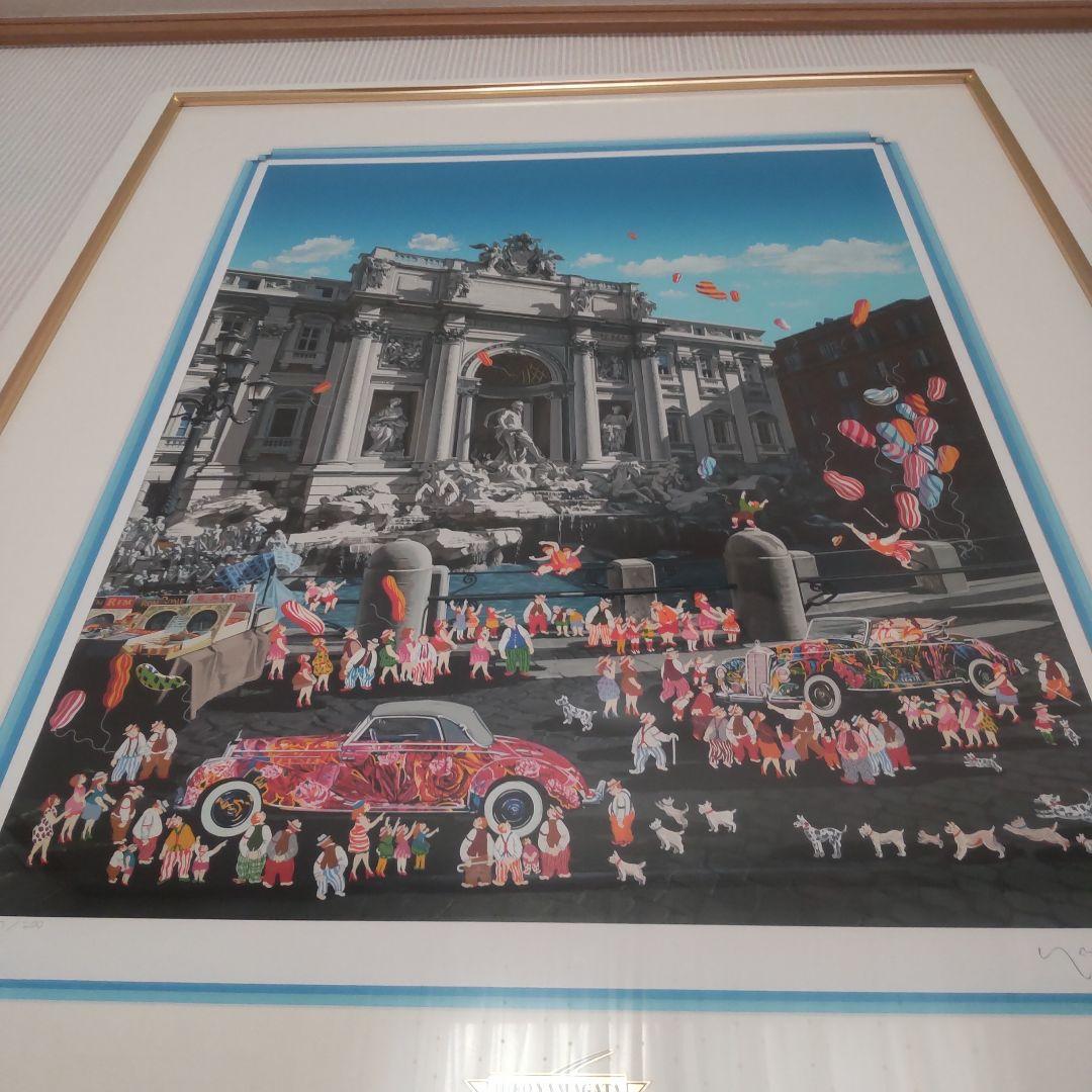 ヒロ・ヤマガタ　ローマ　シルクスクリーン　20号