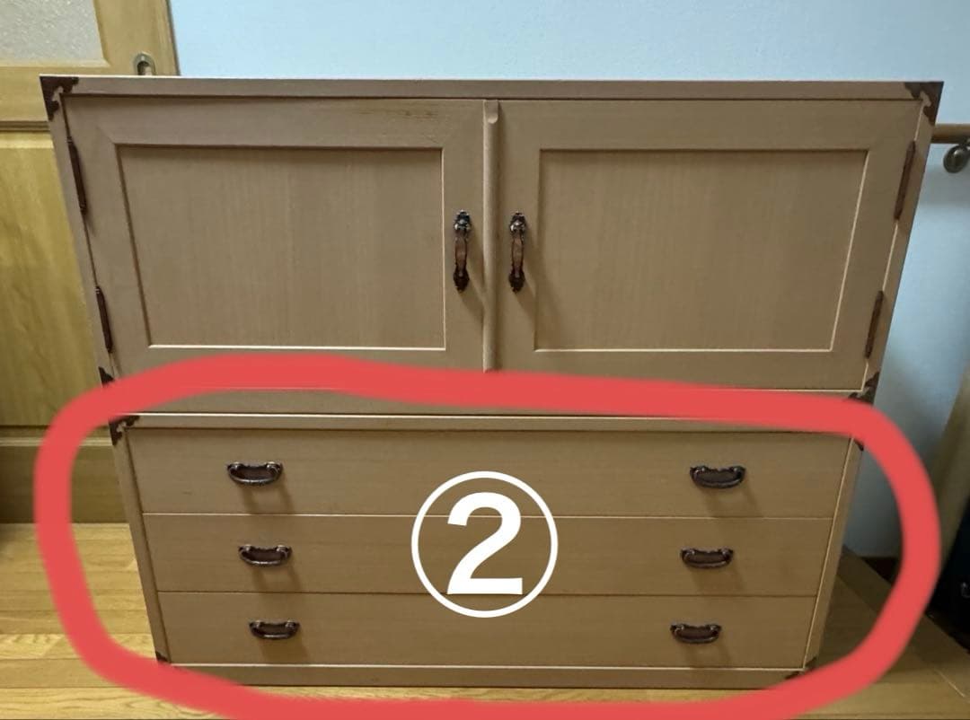 桐箪笥 たんす 着物箪笥　②