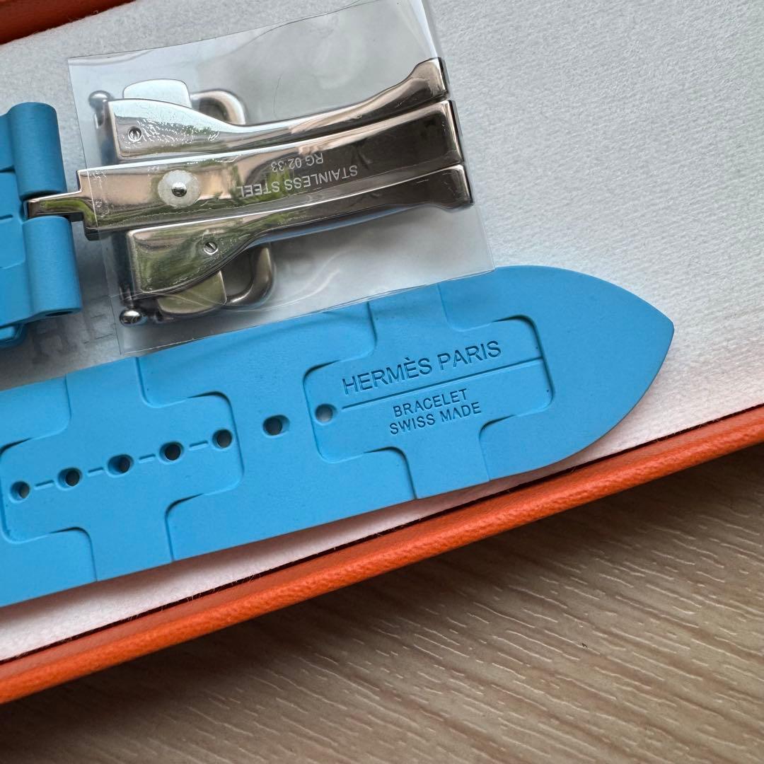 2452 Apple Watch エルメス　キリム　ブルーセレスト　スポーツ