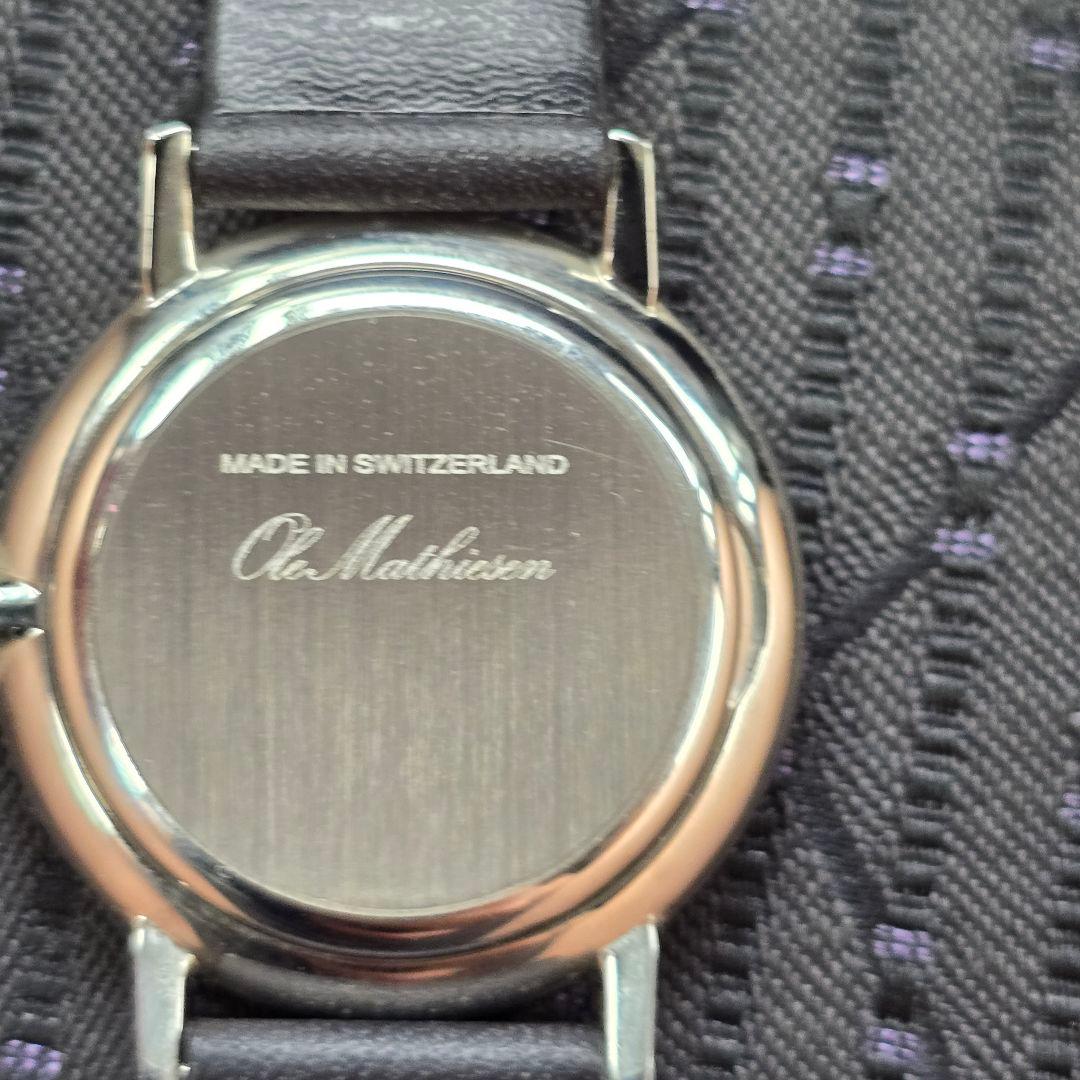 ole mathiesen オーレマティーセン時計　28mm 新しいバッテリー