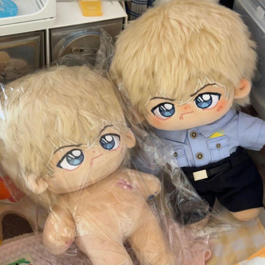 新作現在完売超激レア着せ替えぬいぐるみ　スケルトン入り　衣装セット付き　降谷