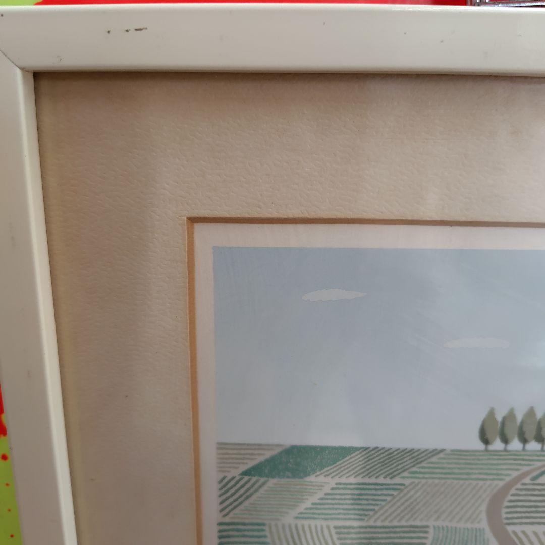 風景画 版画 ？AP サイン入り