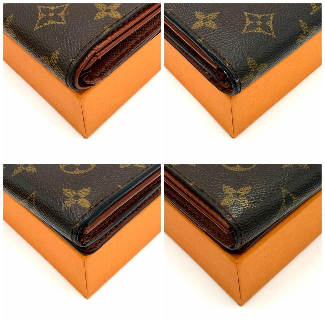 【極美品】ルイヴィトン トレゾール ポルトモネ ビエ 二つ折り財布 M61730