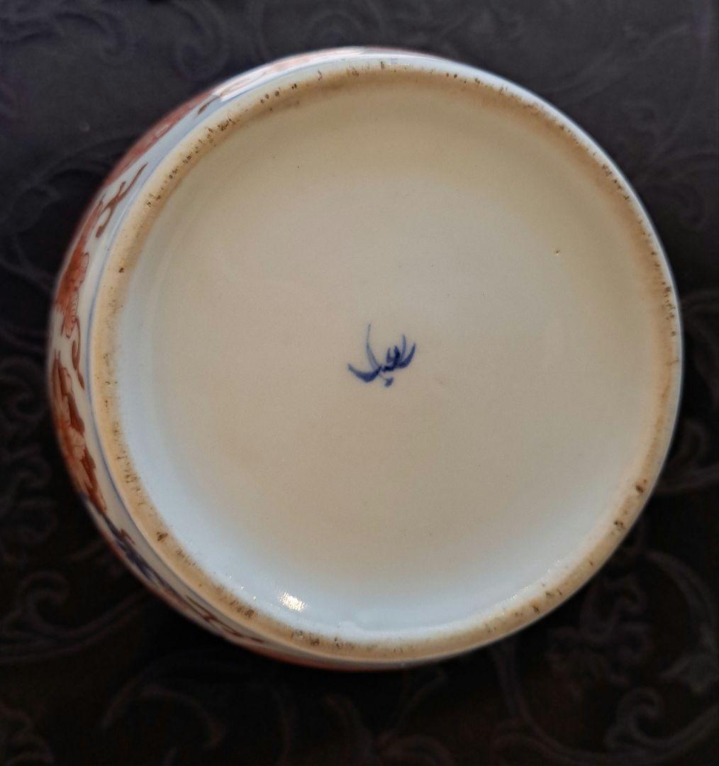 明治香蘭社製　里帰り品金蘭手蓋物