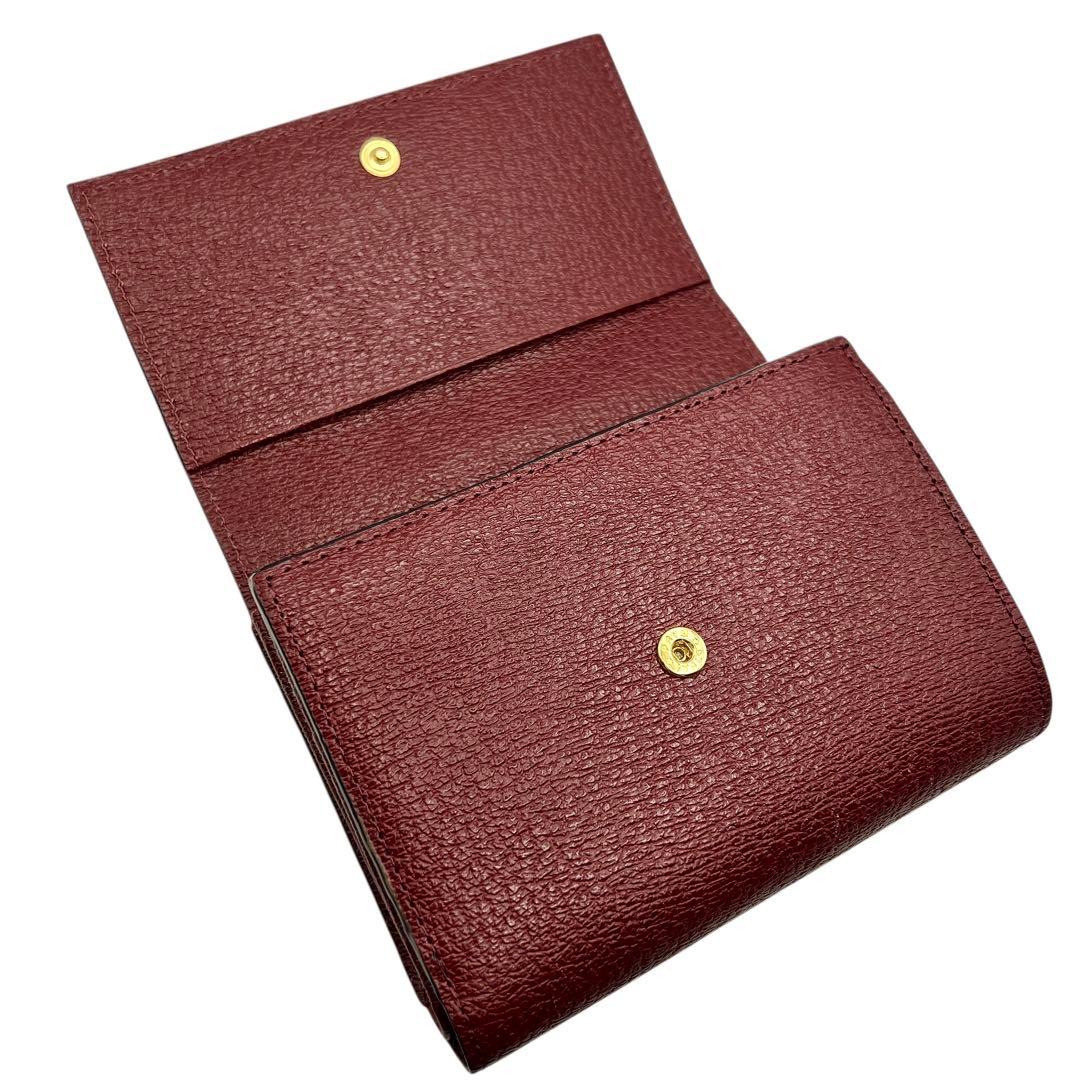 Vivienne Westwood レザー ボルドー 折り財布 8076