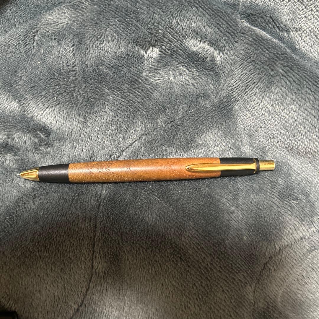 木製ボールペン 金色金具