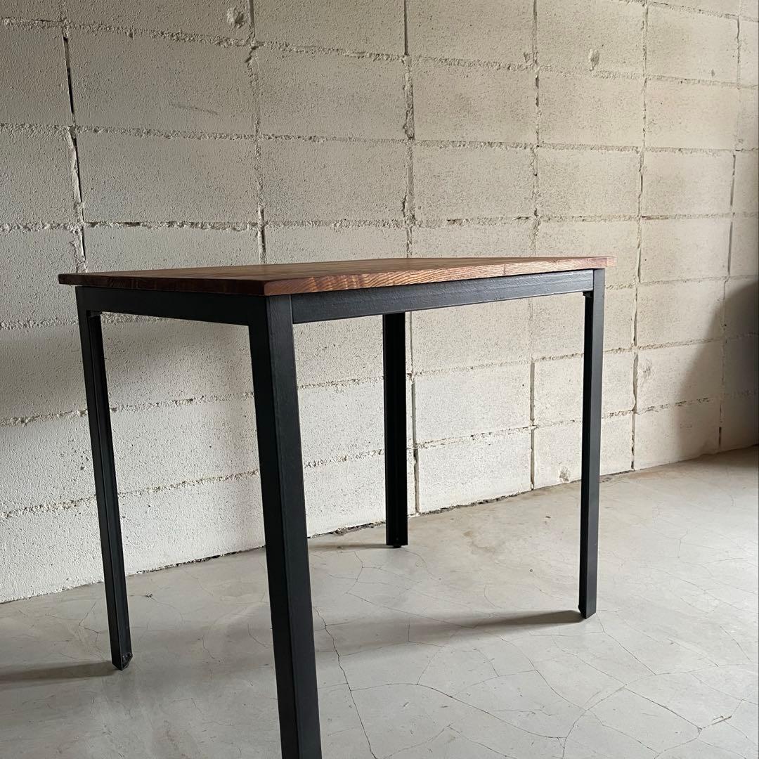 depeche アデペシュ　サイドテーブル　デスク　オーク無垢材　アイアン脚