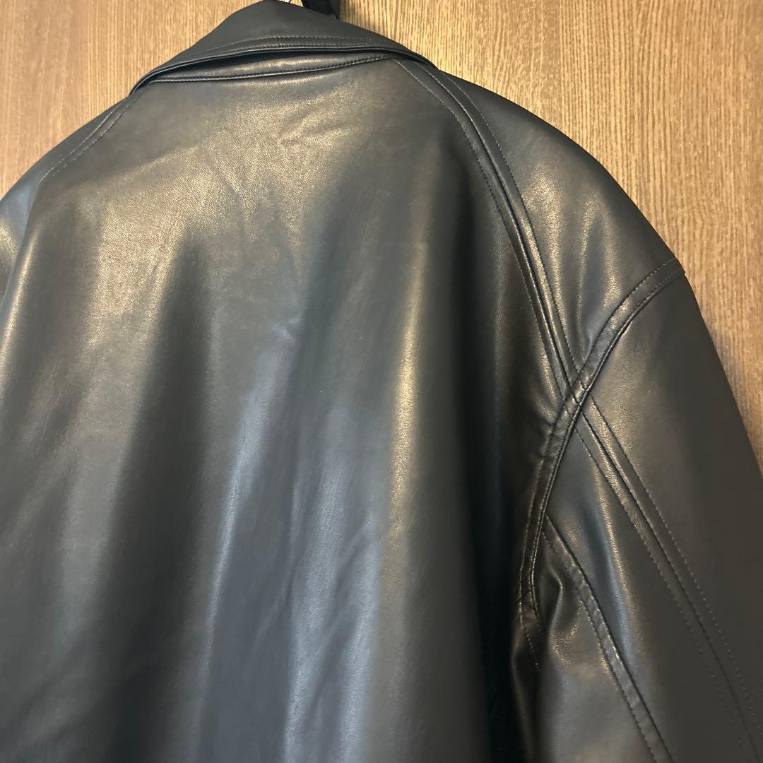 キ*タ様 sophnet フェイクレザーシングルライダースジャケット